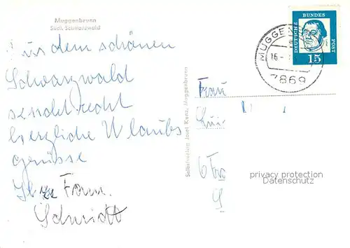 AK / Ansichtskarte Muggenbrunn Schwarzwaldhaus Kat. Todtnau