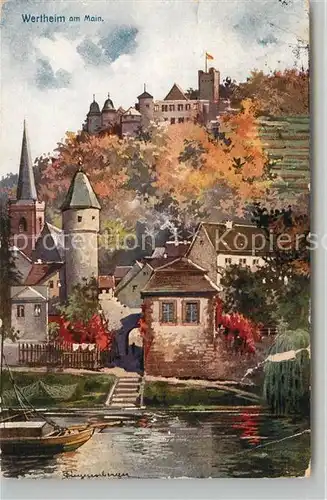 AK / Ansichtskarte Wertheim Main Schloss Mainpartie Kat. Wertheim