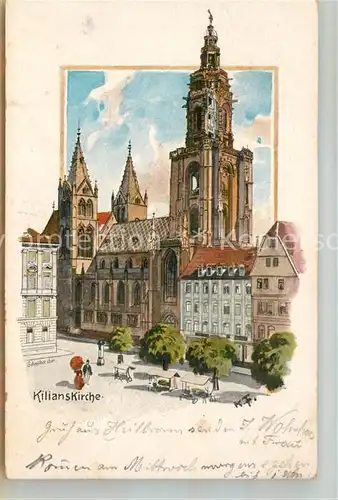 AK / Ansichtskarte Heilbronn Neckar Kilianskirche Kat. Heilbronn