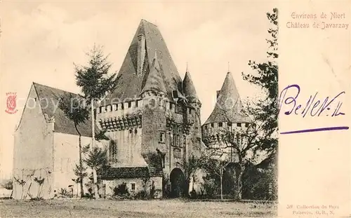 AK / Ansichtskarte Niort Chateau de Javarzay Kat. Niort