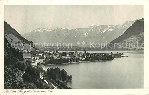 AK / Ansichtskarte Zell See mit Steinernes Meer Kat. Zell am See