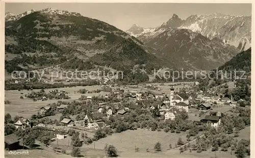 AK / Ansichtskarte Schruns Vorarlberg Panorama Kat. Schruns
