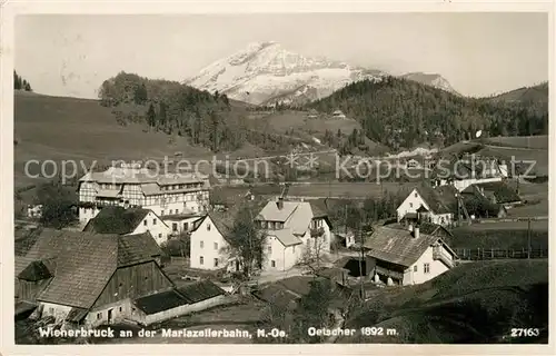 AK / Ansichtskarte Wienerbruck an der Marienzellerbahn mit Oetscher