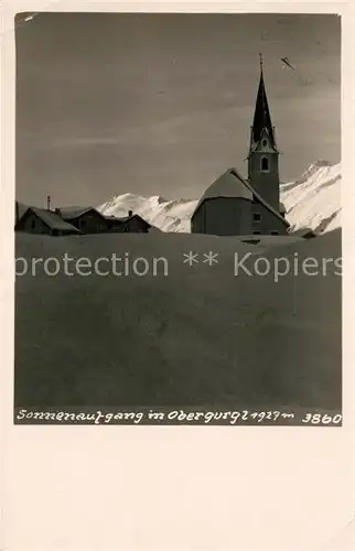 AK / Ansichtskarte Obergurgl Soelden Tirol Kirche Kat. Soelden oetztal