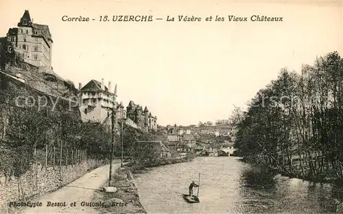 AK / Ansichtskarte Uzerche La Vezere et les Vieux Chateaux Kat. Uzerche