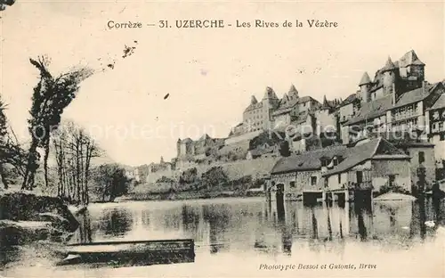 AK / Ansichtskarte Uzerche Les Rives de la Vezere Kat. Uzerche