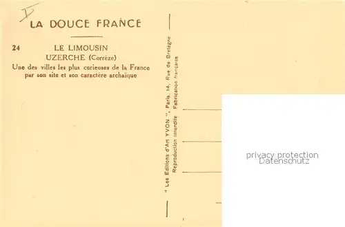 AK / Ansichtskarte Uzerche Le Limousin Une des villes les plus curieuses Kat. Uzerche