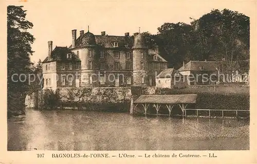 AK / Ansichtskarte Bagnoles de l Orne Chateau de Couterne sur l Orne Kat. Bagnoles de l Orne