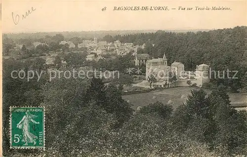 AK / Ansichtskarte Bagnoles de l Orne Vue sur Tesse la Madeleine Kat. Bagnoles de l Orne