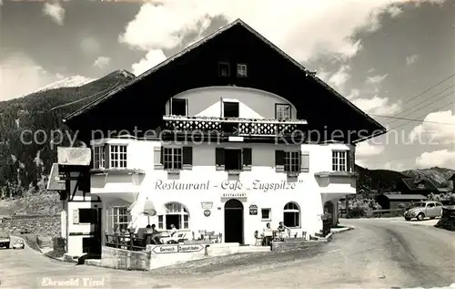 AK / Ansichtskarte Ehrwald Tirol Restaurant Zugspitze