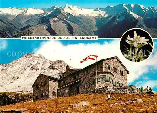 AK / Ansichtskarte Friesenberghaus Alpenpanorama Riffler