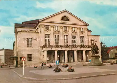 AK / Ansichtskarte Weimar Thueringen Nationaltheater Kat. Weimar