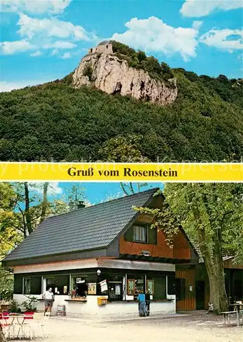 AK / Ansichtskarte Heubach Wuerttemberg Rosenstein Ruine Waldschenke Kat. Heubach