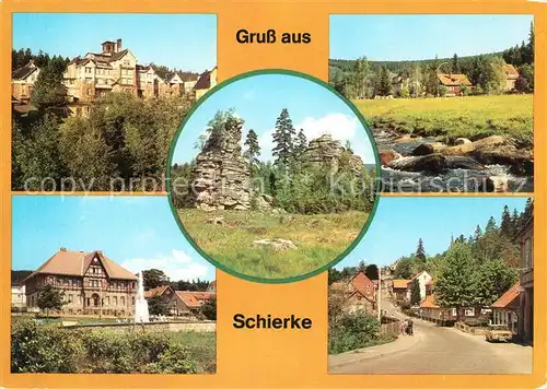 AK / Ansichtskarte Schierke Harz Bode Schnarcher Kurpark Kirchberg FDGB Erholungsheim Duncker Kat. Schierke Brocken