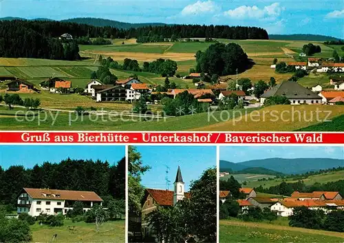 AK / Ansichtskarte Unterkashof Niederbayern Bierhuette Panoramen Kat. Hohenau