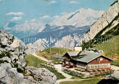 AK / Ansichtskarte Kreuzeck Hochalm Karwendel Wettersteinwand Kat. Garmisch Partenkirchen