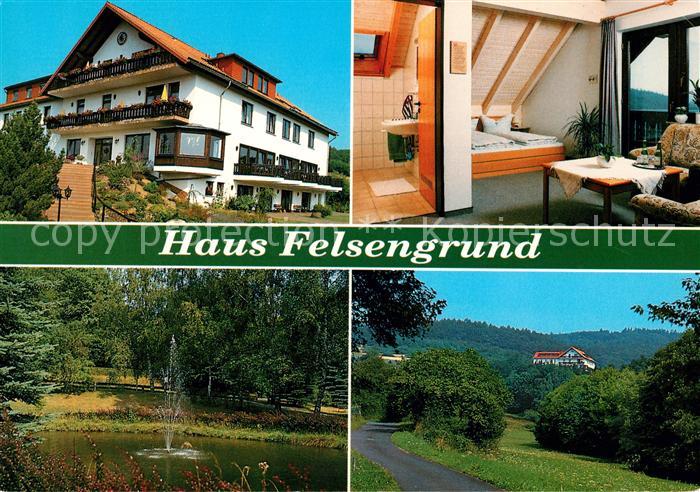 Ak Ansichtskarte Wommelshausen Haus Felsengrund Kat Bad Endbach