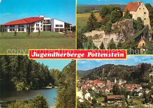 AK / Ansichtskarte Pottenstein Oberfranken Jugendherberge Panorama Kat. Pottenstein
