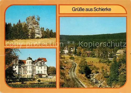 AK / Ansichtskarte Schierke Harz Schnarcherklippen FDGB Erholungsheim Mehring  Kat. Schierke Brocken