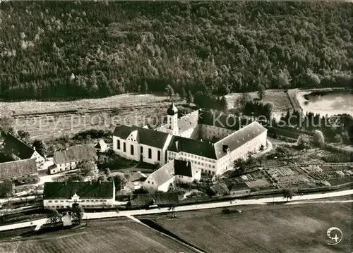 AK / Ansichtskarte Oberschoenenfeld Fliegeraufnahme Kloster Kat. Gessertshausen