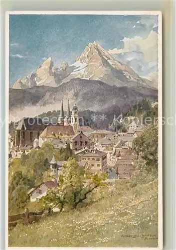 AK / Ansichtskarte Compton E. H. Berchtesgaden  Kat. Kuenstlerkarte