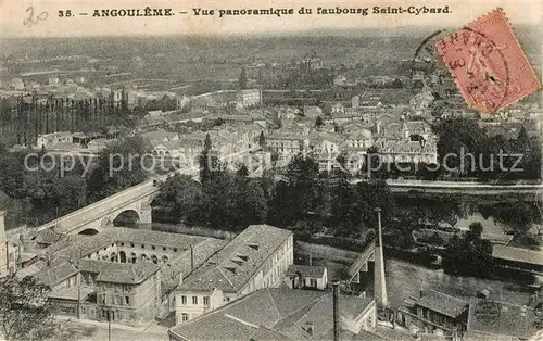 AK / Ansichtskarte Angouleme Vue du faubourg Saint Cybard Kat. Angouleme