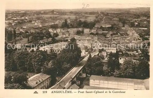 AK / Ansichtskarte Angouleme Pont Saint Cybard et le Carrefour Kat. Angouleme