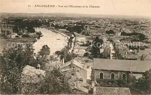 AK / Ansichtskarte Angouleme Vue sur l`Houmeau et la Charente Kat. Angouleme