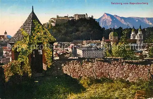 AK / Ansichtskarte Salzburg Oesterreich Blick vom Kapuzinerberg Kat. Salzburg