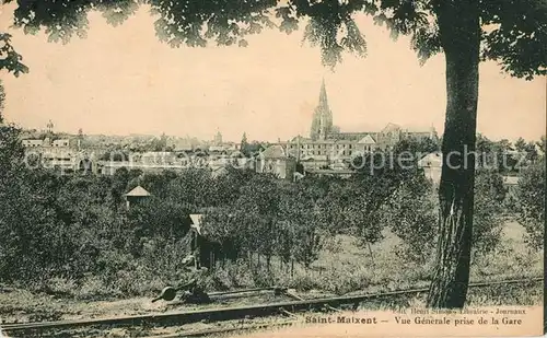 AK / Ansichtskarte Saint Maixent l Ecole Vue generale prise de la Gare Kat. Saint Maixent l Ecole