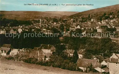 AK / Ansichtskarte La Ferte sous Jouarre Vue panoramique prise des Bondons Kat. La Ferte sous Jouarre