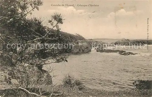 AK / Ansichtskarte Corniche de l Esterel Calanque d Antheor