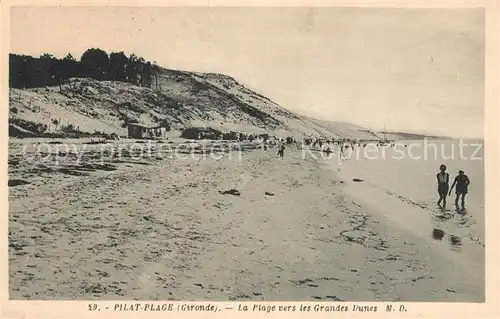AK / Ansichtskarte Pilat Plage La Plage vers le Grandes Dunes