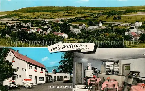 AK / Ansichtskarte Mittelhofen Westerwald Gasthaus Schuld Panorama Kat. Elsoff (Westerwald)