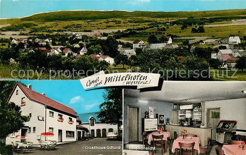 AK / Ansichtskarte Mittelhofen Westerwald Panorama Gasthaus Schuld Kat. Elsoff (Westerwald)