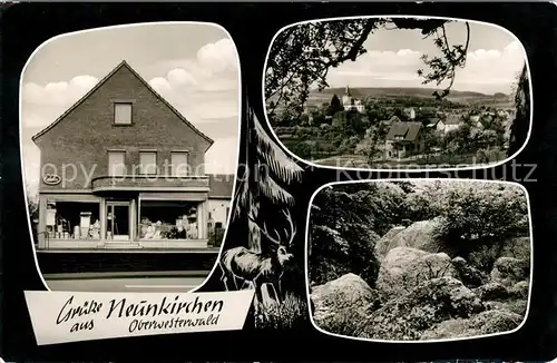 AK / Ansichtskarte Neunkirchen Westerwald Kolonialwaren Textilien Kunz Panoramen Kat. Neunkirchen