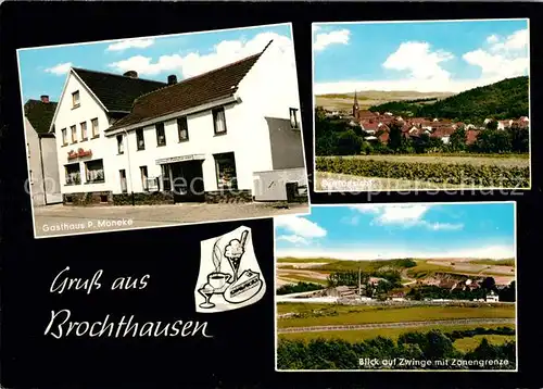 AK / Ansichtskarte Brochthausen Gasthaus Moneke Zonengrenze Kat. Duderstadt