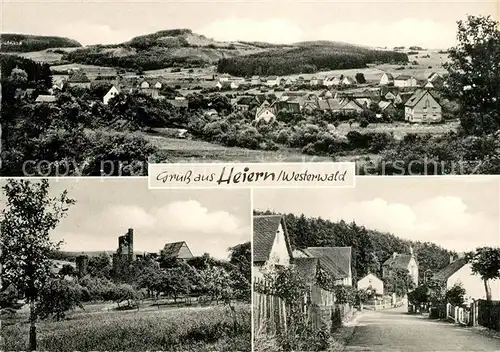 AK / Ansichtskarte Westerwald Region Heiern Panorama Kat. Bad Marienberg (Westerwald)