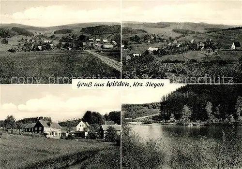 AK / Ansichtskarte Wilden Wilnsdorf Panorama See Kat. Wilnsdorf