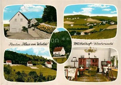 AK / Ansichtskarte Mittelhof Sieg Pension Haus am Walde Kat. Mittelhof