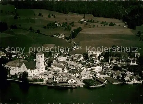 AK / Ansichtskarte Wolfgang Wolfgangsee St Fliegeraufnahme Kat. St. Wolfgang im Salzkammergut