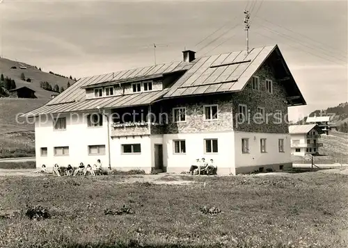 AK / Ansichtskarte Mittelberg Kleinwalsertal Schullandheim Stadt Darmstadt Kat. Oesterreich