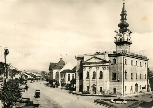 AK / Ansichtskarte Kezmarok Kirche Kino Park Kat. Slowakei