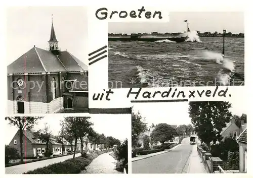 AK / Ansichtskarte Hardinxveld Giessendam Kirche Panoramen