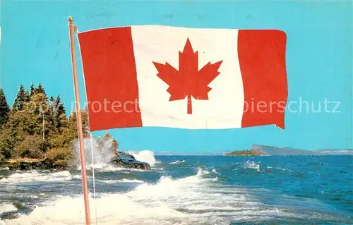 AK / Ansichtskarte Fahnen Canada New Flag  Kat. Heraldik