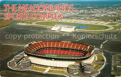 AK / Ansichtskarte Stadion Meadowlands Sports Complex East Rutherford Bergen County  Kat. Sport
