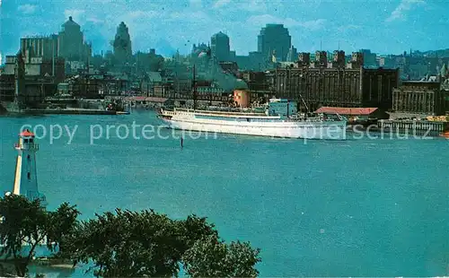 AK / Ansichtskarte Schiffe Ships Navires Montreal Canadian Pacific Ocean Liner Harbour 