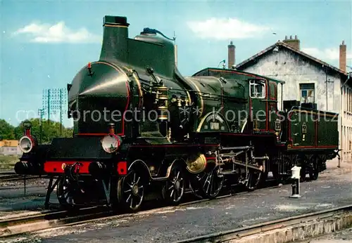 AK / Ansichtskarte Lokomotive Coupe Vent C 145 PLM Mulhouse Musee Francais du Chemin de Fer Kat. Eisenbahn