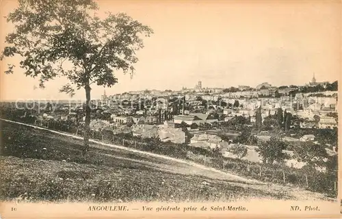 AK / Ansichtskarte Angouleme Vue prise de Saint Martin Kat. Angouleme