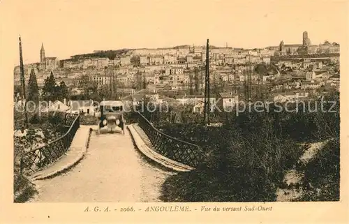 AK / Ansichtskarte Angouleme Vue du versant Sud Ouest Kat. Angouleme
